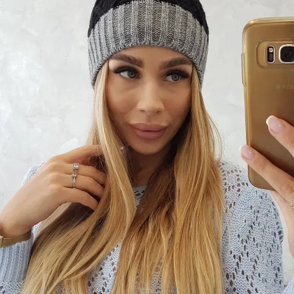 marka niezdefiniowana Fleecová čepice Bibiana K264 tmavě šedá+černá