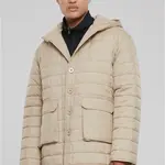 Pánská parka s podšívkou Polar Fleece béžová