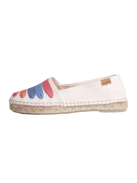 Toni Pons Espadrilky 'ROSE'  modrá / hnedá / ružová / prírodná biela