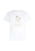 Liu Jo Tričko  zlatá / biela