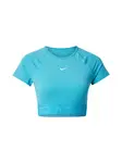 NIKE Funkčné tričko  vodová / modrozelená / biela