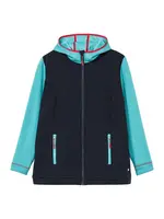 SHEEGO Funkčná flisová bunda  svetlomodrá / tmavomodrá