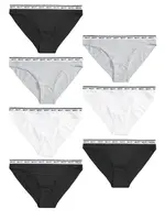 Next Nohavičky  sivá melírovaná / čierna / biela