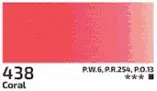 Akrylová barva Rosa 200ml – 438 coral