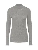 Kaffe Tričko 'Iben'  sivá melírovaná