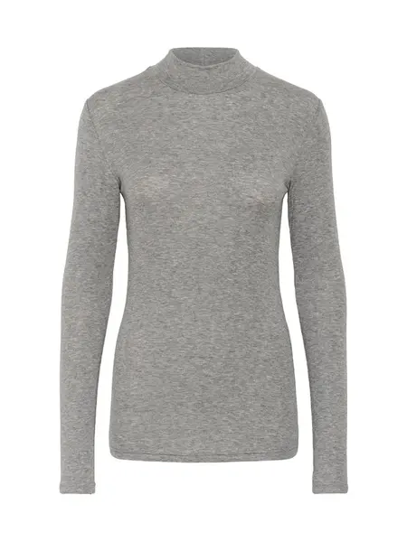 Kaffe Tričko 'Iben'  sivá melírovaná