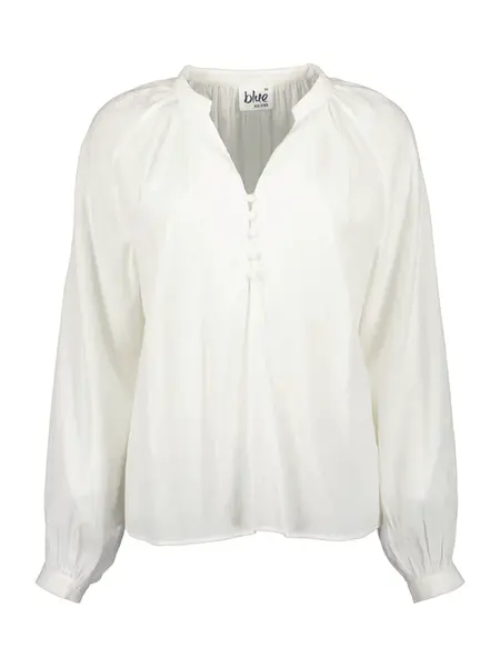 BLUE SEVEN Blúzka  šedobiela