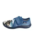 BECK Papuče 'Spinosaurus'  modrá denim / antracitová / kamenná / biela