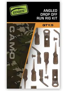 Fox závesky edges camo angled drop off run rig kit 5 ks