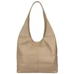 Dámská kožená kabelka přes rameno tmavě béžová - ItalY SkyFull