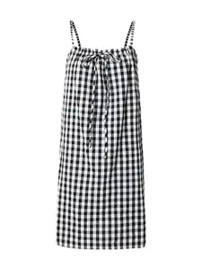 VERO MODA Letné šaty 'VMOTHEA'  čierna / biela