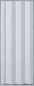 Shrnovací dveře Plné Bíly Jasan