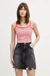 Tommy Jeans top dámský bavlněný s elastanem