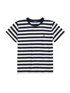 Polo Ralph Lauren Tričko  námornícka modrá / biela