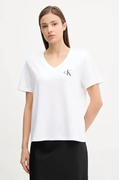 Calvin Klein Jeans tričko dámské bavlněné 2-pack