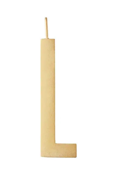 Strieborný pozlátený prívesok Design Letters