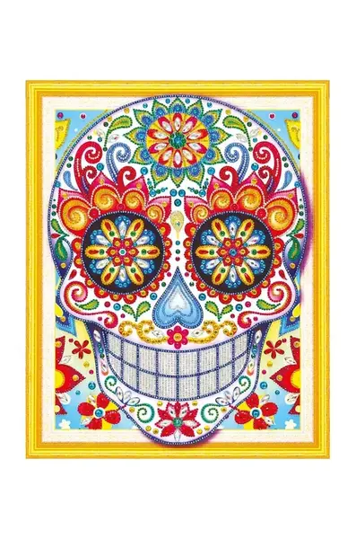 Graine Creative Sada DIY mozaika Graine Creative Maxican Skull Diamond Painting