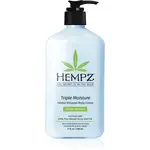 HEMPZ Triple Moisture hydratačné telové mlieko 500 ml