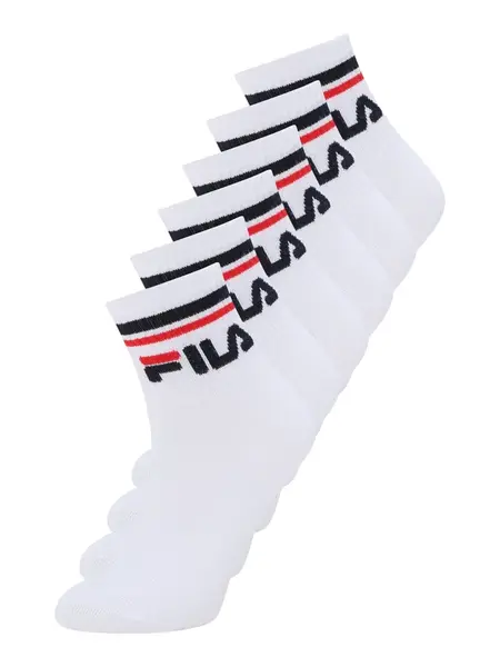 FILA Ponožky  červená / čierna / biela