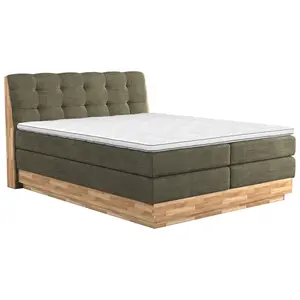POSTEL BOXSPRING, 160/200 cm, zelená