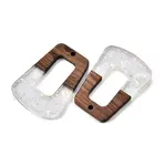 Epoxy Resin & Walnut Wood Pendants