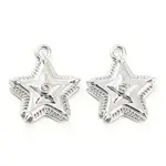 Brass Micro Pave Cubic Zirconia Charms