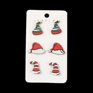 Christmas Theme Stud Earrings Set