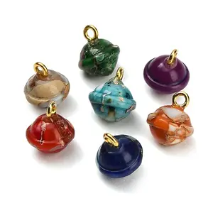 Dyedn Synthetic Imperial Jasper Pendants