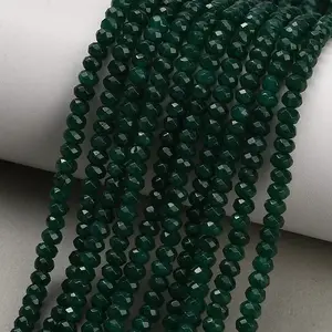 Dyed Natural White Jade Beads Strands