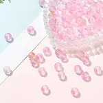 100Pcs Frosted Baking Paint Glass Beads