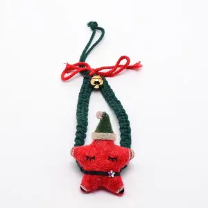 Christmas Theme Cotton Weave Pendant Decorations