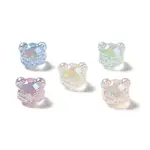 UV Plating Rainbow Iridescent Acrylic Beads