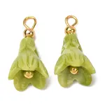 Dyed Synthetic Coral Pendants
