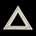 Christmas Wood Triangle Figurines