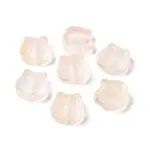 Transparent Spray Painted Glass Beads