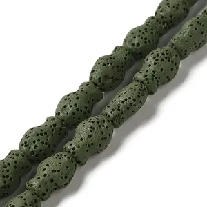 Natural Lava Rock Beads Strands