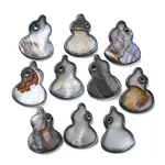 Dyed Natural Freshwater Shell Pendants