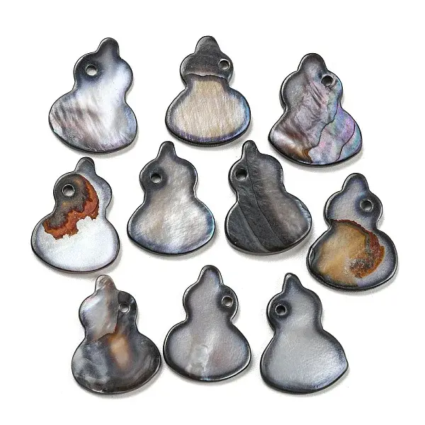 Dyed Natural Freshwater Shell Pendants