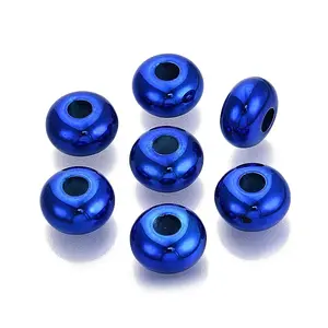 UV Plating Opaque Acrylic European Beads