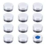Column Plastic Loose Diamond Storage Screw Top Foam Gem Jars