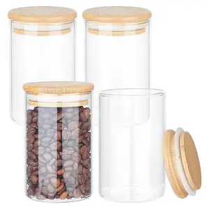 Transparent Glass Jar