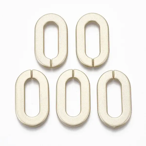 Spray Painted CCB Plastic Linking Rings