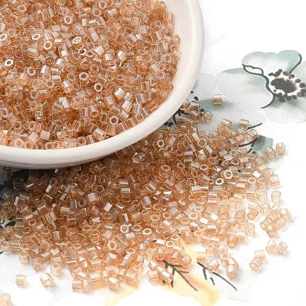 Transparent Colours Luster Glass Seed Beads