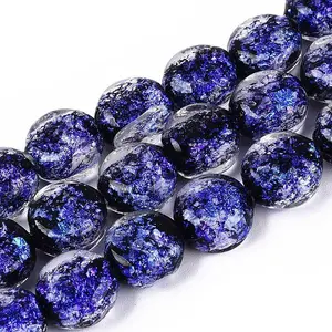 Handmade Foil Glass Beads Strands