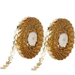2 Rolls Cloth Star Lace Trims