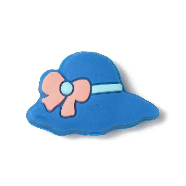 Hat with Bowknot Silicone Focal Beads