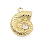 Brass Micro Pave Cubic Zirconia Pendants