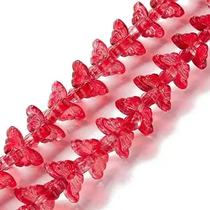 Transparent Glass Beads Strand