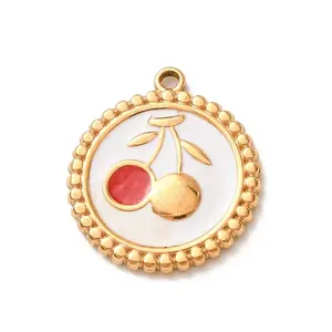 304 Stainless Steel Enamel Pendants