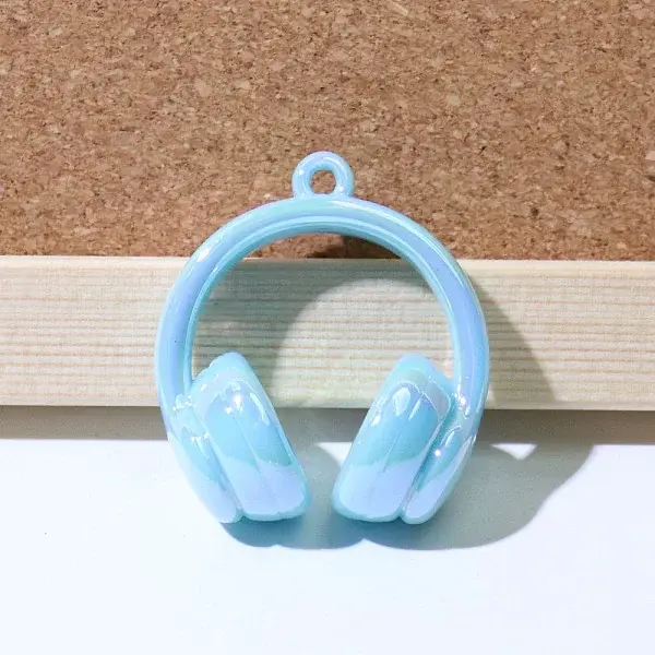 UV Plating Opaque Acrylic Pendants